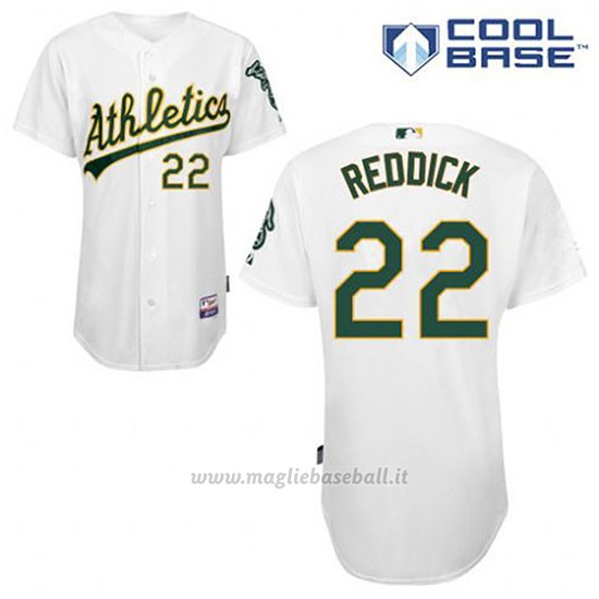 Maglia Baseball Uomo Oakland Athletics Josh Rossodick 22 Bianco 1ªCool Base